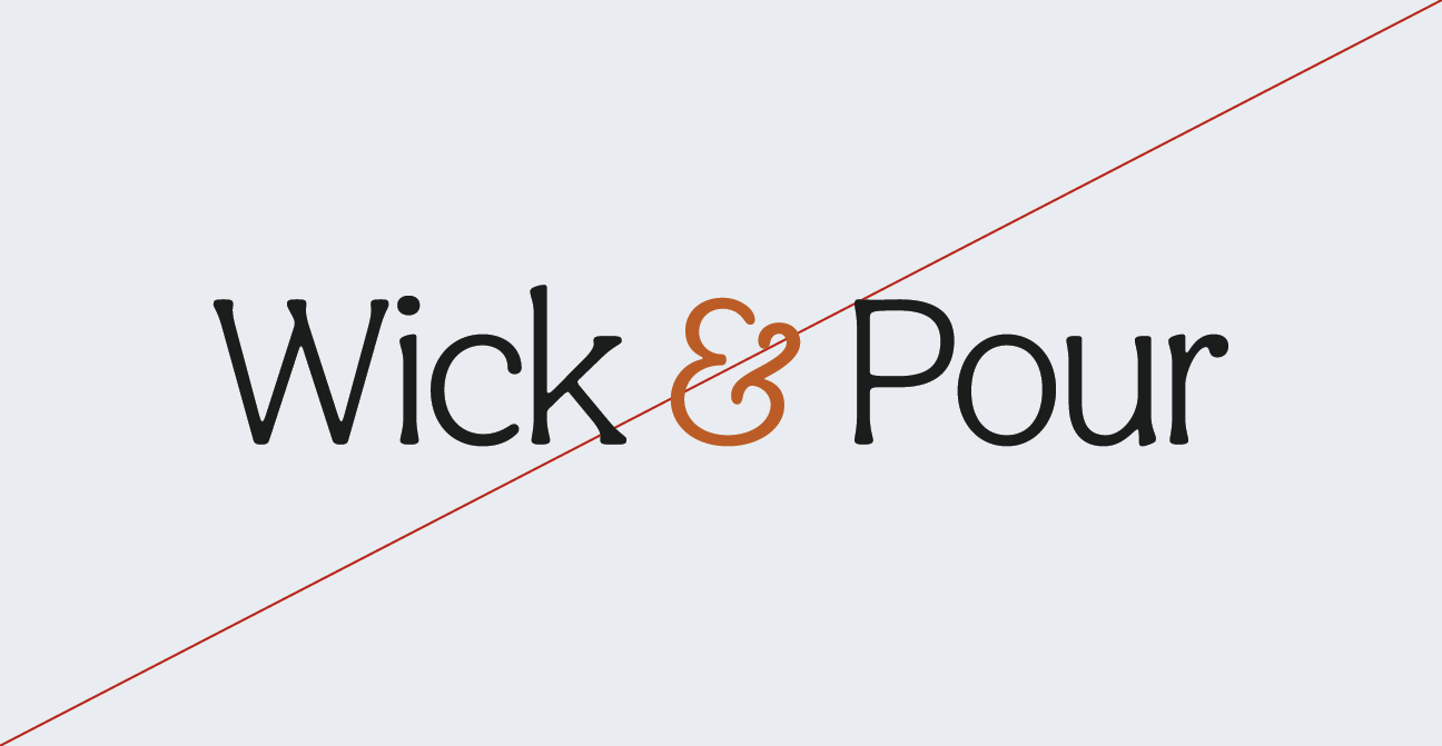 Image of brand logo incorrectly colored